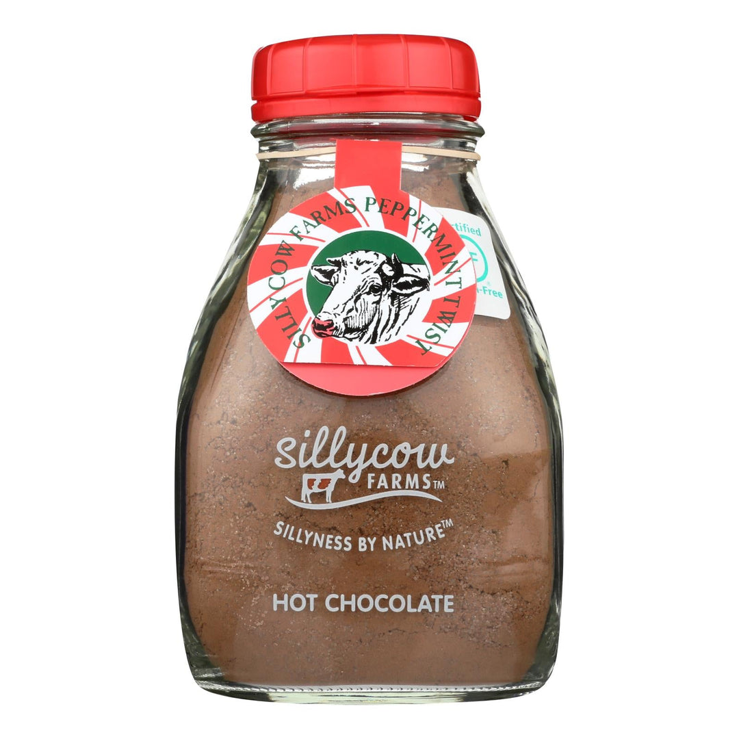 Silly Cow Farms Hot Chocolate - Peppermint Twist - Case Of 6 - 16.9 Oz. - Maras Green