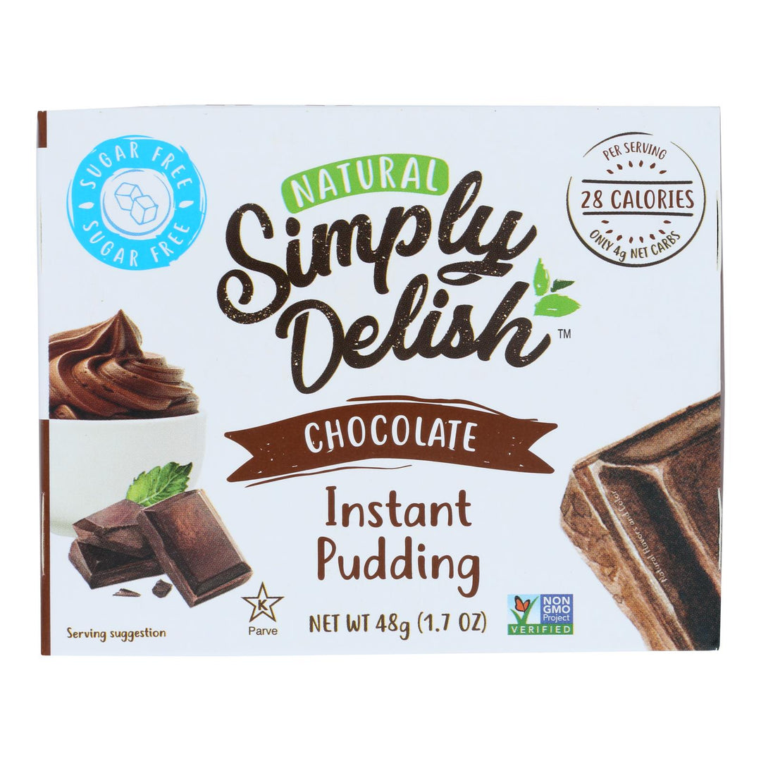 Simply Delish Chocolate Pudding & Pie Filling - Case Of 6 - 1.7 Oz - Maras Green