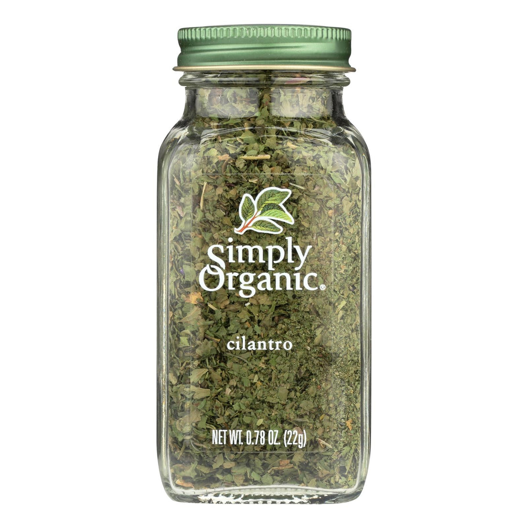 Simply Organic Cilantro - Case Of 6 - 0.78 Oz. - Maras Green