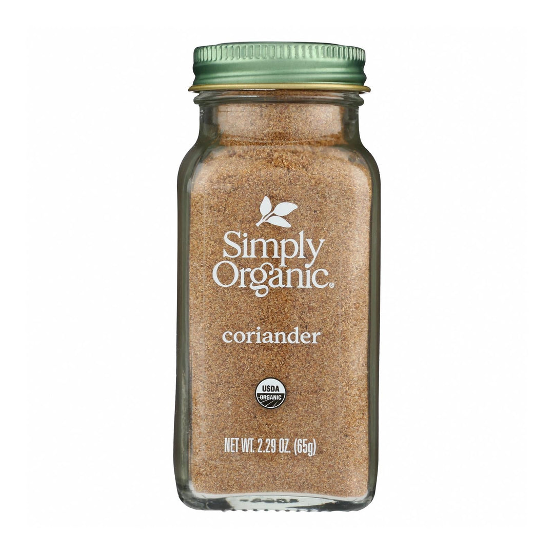 Simply Organic - Coriander Seed Organic Ground - Case Of 6 - 2.29 Ounces - Maras Green