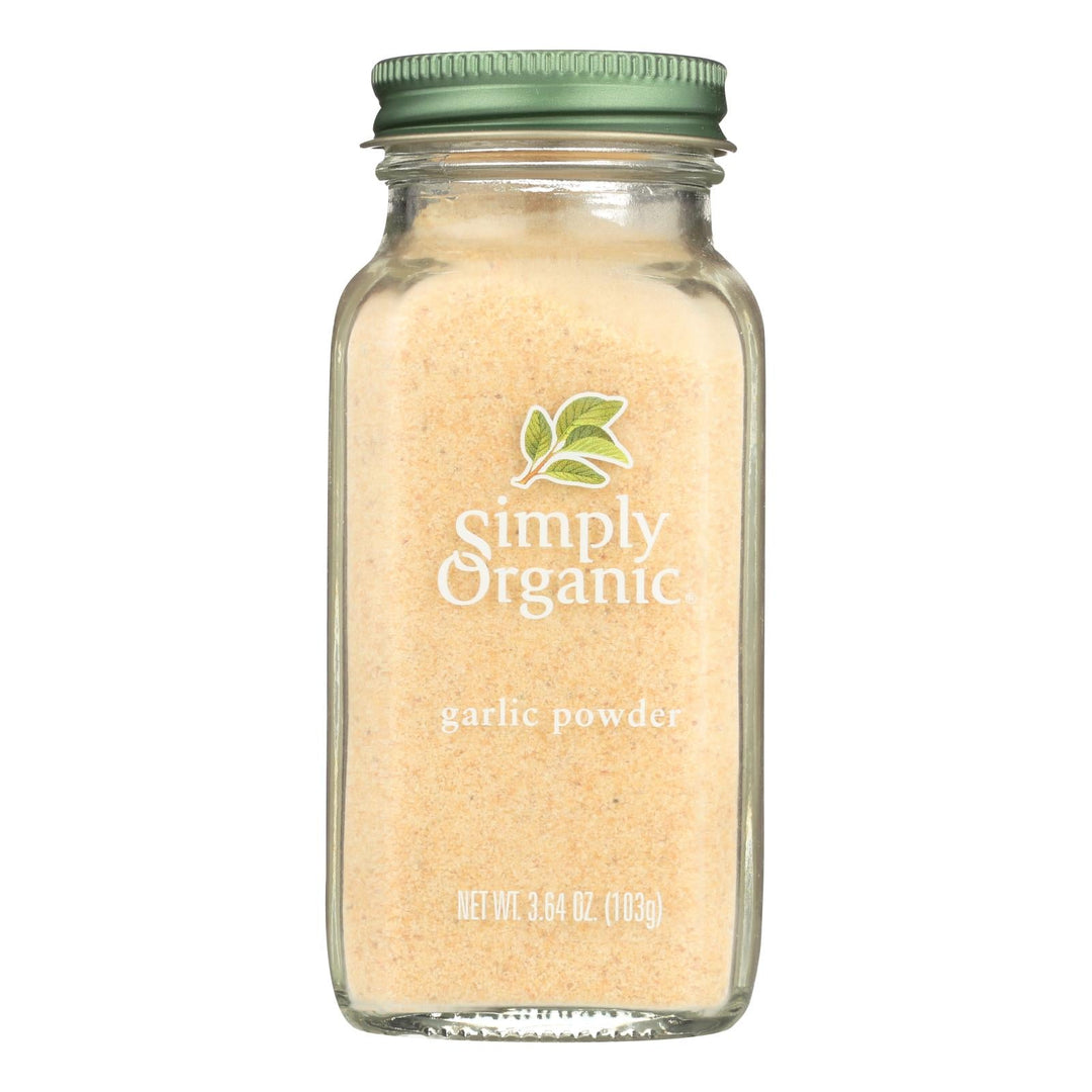 Simply Organic Garlic Powder - Case Of 6 - 3.64 Oz. - Maras Green