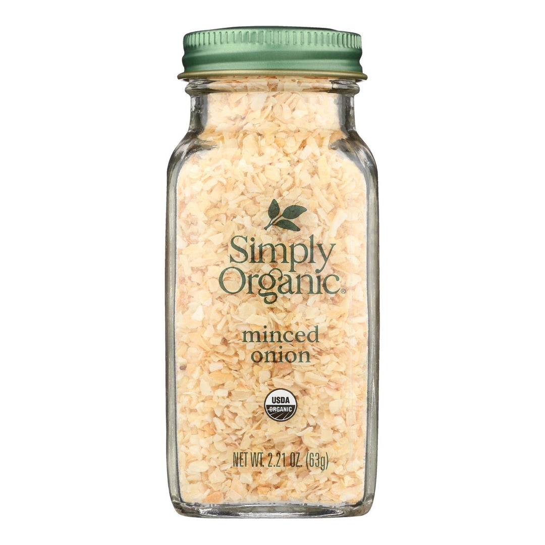 Simply Organic - Minced Onion Organic - Case Of 6 - 2.21 Ounces - Maras Green