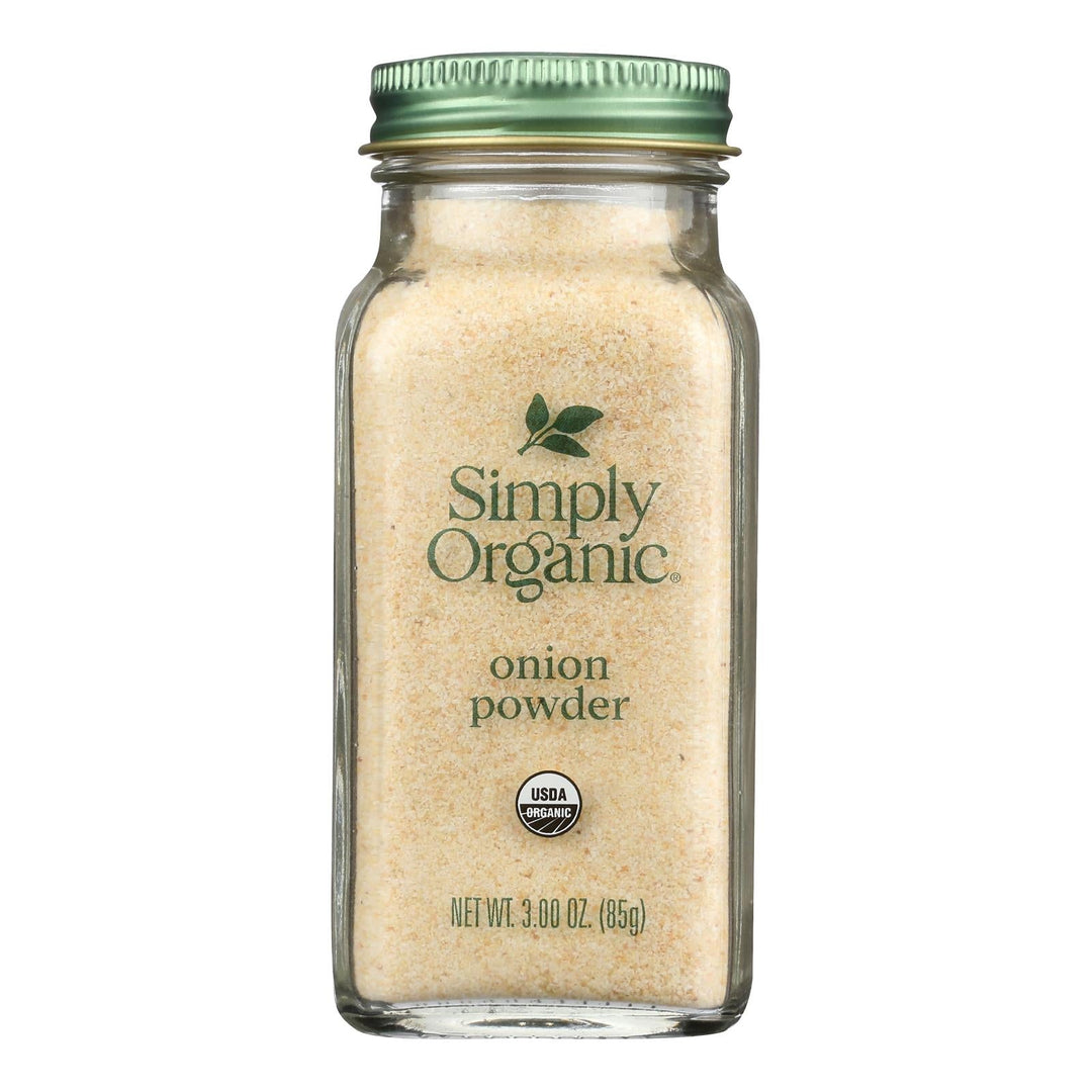 Simply Organic - Onion Powder Organic - Case Of 6 - 3 Ounces - Maras Green