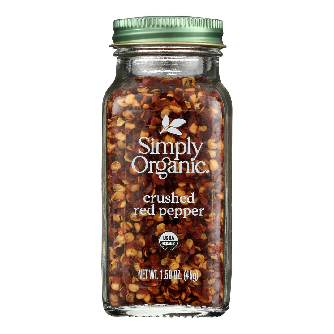 Simply Organic - Red Pepper Organic Crushed - Case Of 6 - 1.59 Ounces - Maras Green