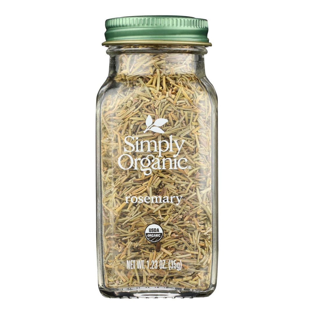 Simply Organic - Rosemary Leaves Organic - Case Of 6 - 1.23 Ounces - Maras Green