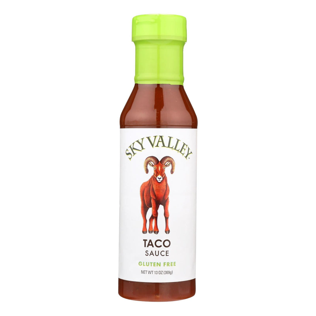 Sky Valley Taco Sauce - Case Of 6 - 13 Oz - Maras Green