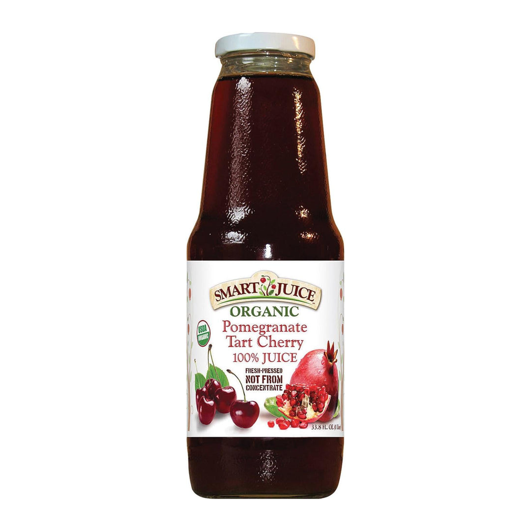 Smart Juice Organic Pomegranate Tart Cherry - Case Of 6 - 33.8 Fl Oz. - Maras Green
