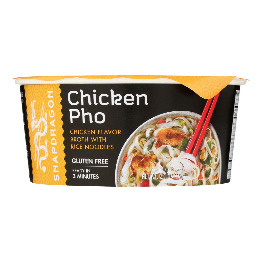 Snapdragon Foods - Bowl Chicken Pho - Case Of 6 - 2.1 Oz - Maras Green