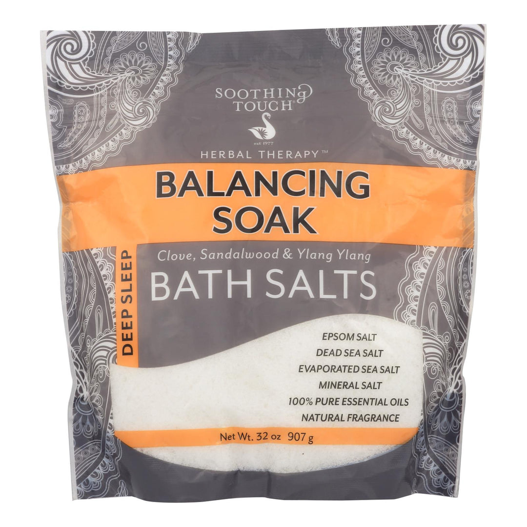 Soothing Touch Bath Salts - Balancing Soak - 32 Oz - Maras Green