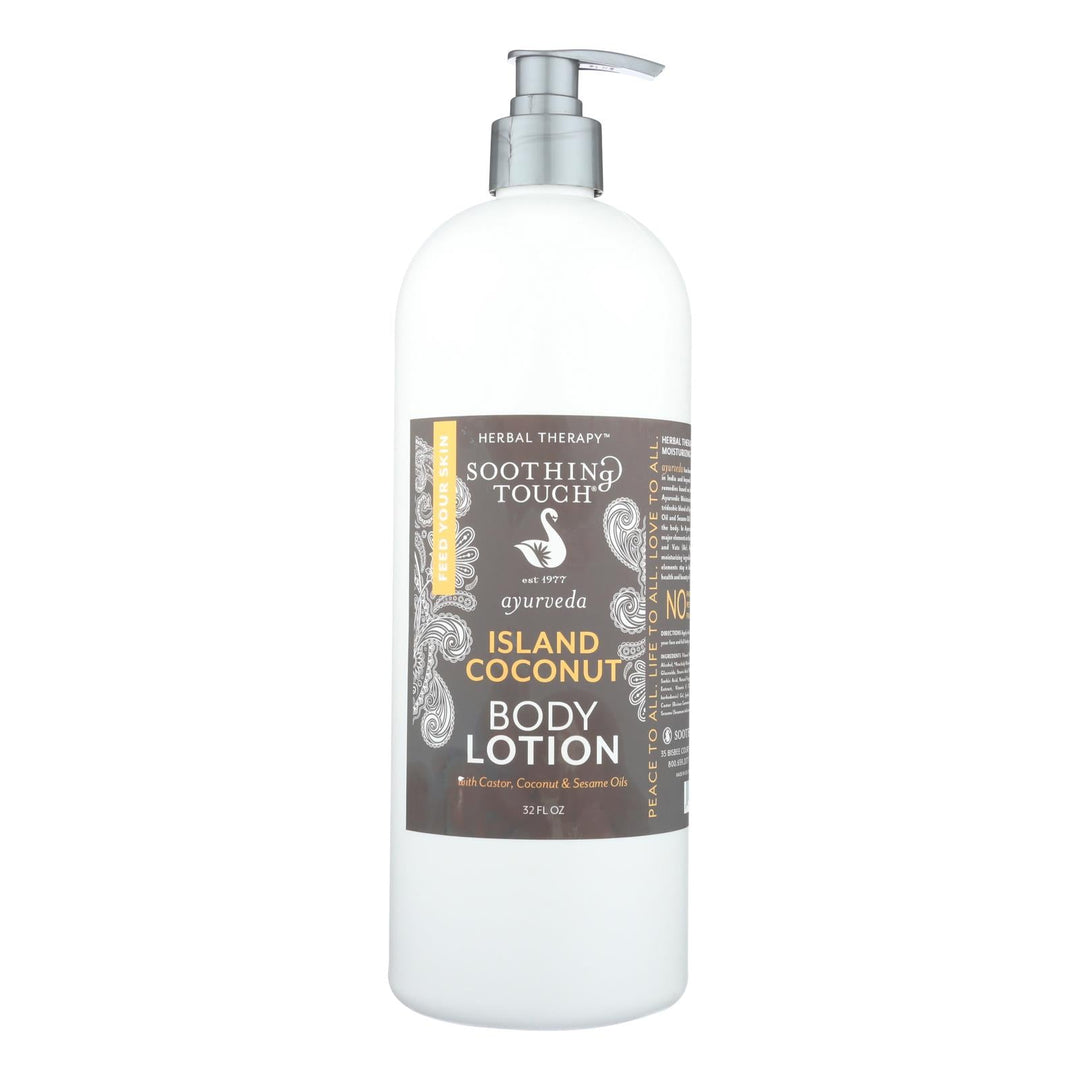 Soothing Touch - Island Coconut Body Lotion - 32 Fz - Maras Green