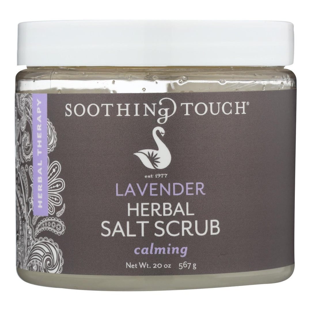 Soothing Touch Salt Scrub - Lavender - 20 Oz - Maras Green