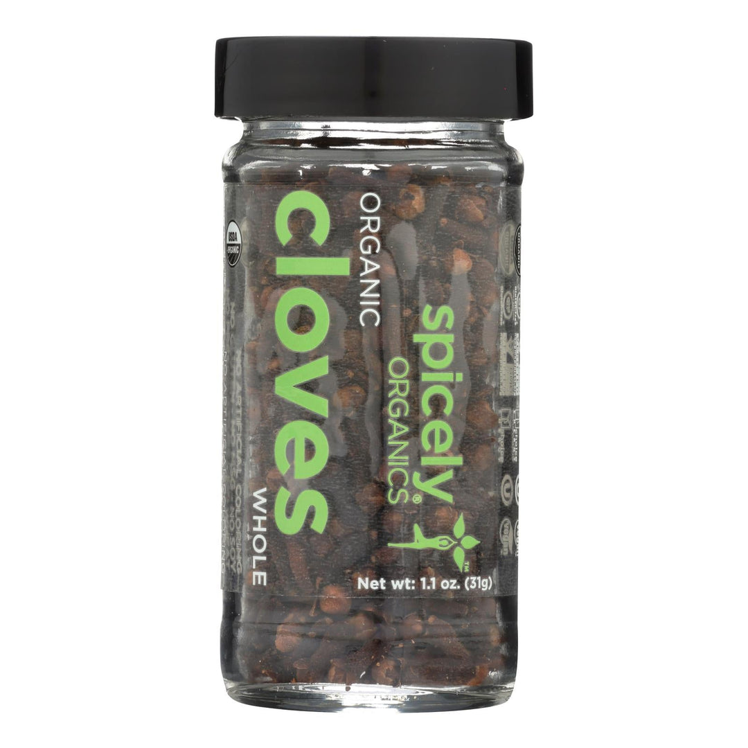 Spicely Organics - Organic Cloves - Whole - Case Of 3 - 1.1 Oz. - Maras Green