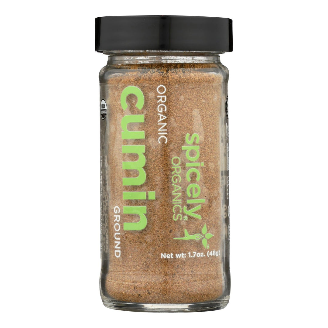Spicely Organics - Organic Cumin - Ground - Case Of 3 - 1.7 Oz. - Maras Green