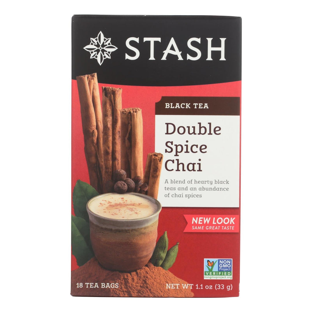 Stash Tea - Tea Black Dble Spice Chai - Case Of 6 - 18 Bag - Maras Green