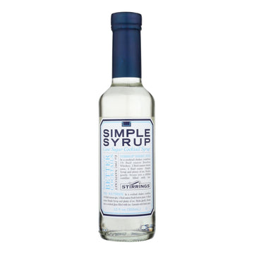 Stirrings Bar Ingredients - Simple Syrup - Case Of 6 - 12 Fl Oz. - Maras Green