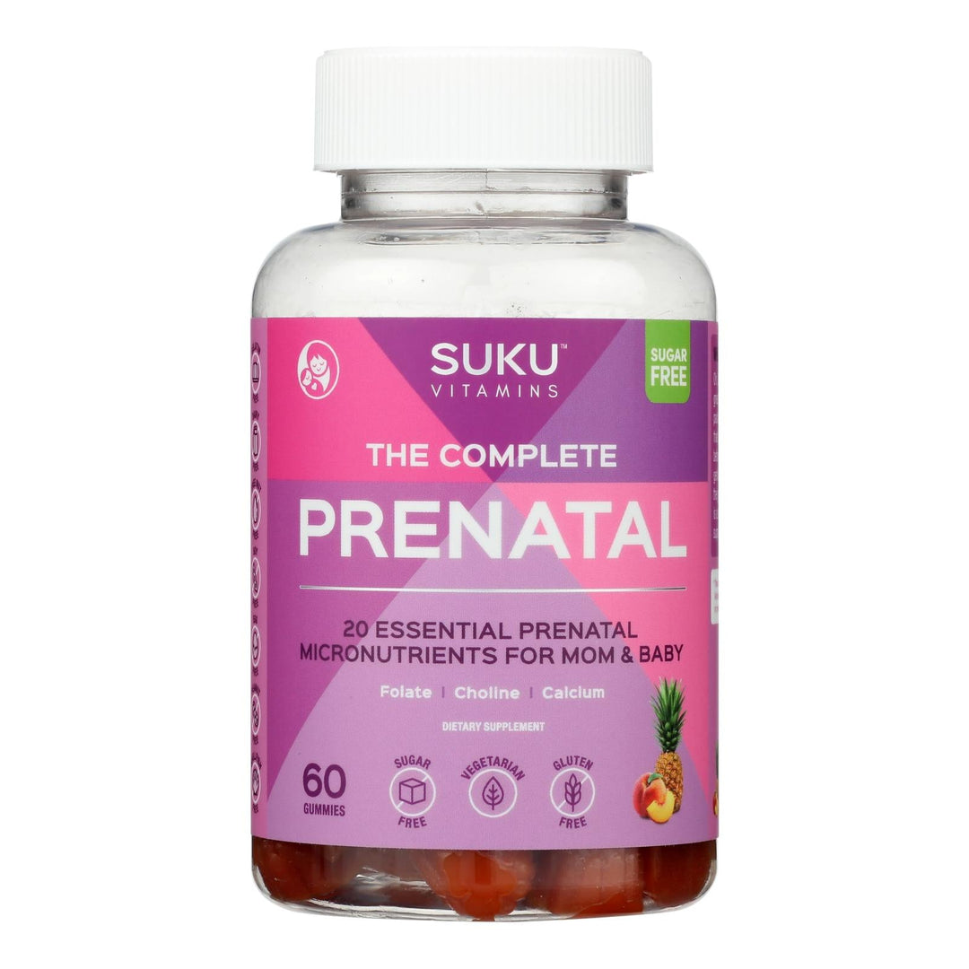 Suku Vitamins - Gummy Complete Prenatal - 1 Each - 60 Count - Maras Green