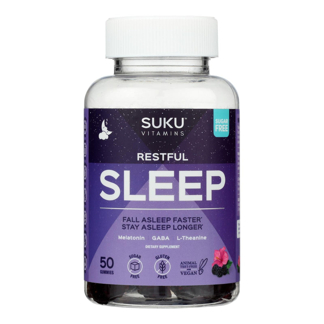 Suku Vitamins - Gummy Restful Sleep - 1 Each - 50 Count - Maras Green