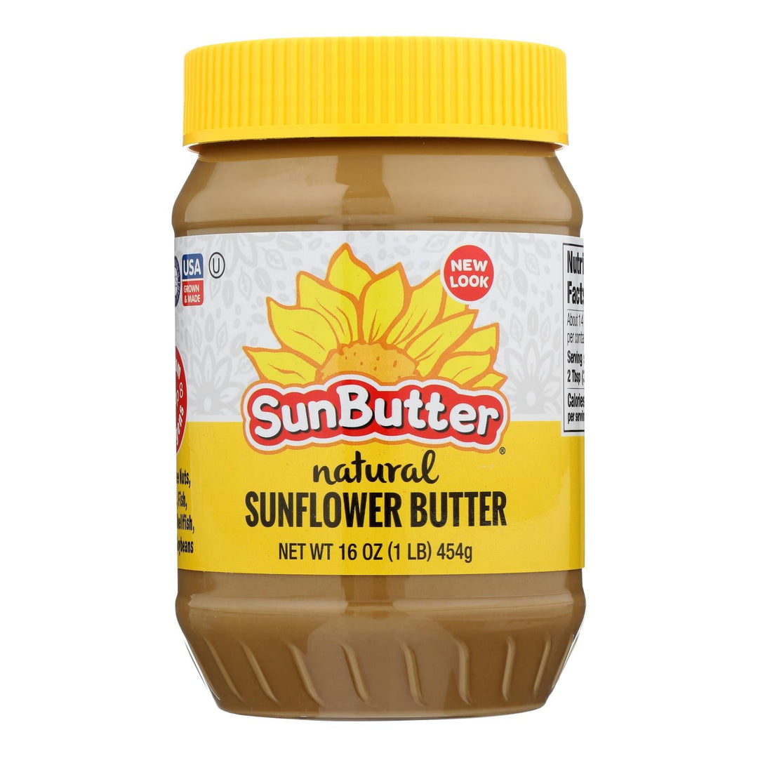 Sunbutter Sunflower Butter - Natural - Case Of 6 - 16 Oz. - Maras Green