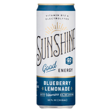 Sunshine Beverages - Soda Bluberry Lemonade - Case Of 12 - 12 Fz - Maras Green
