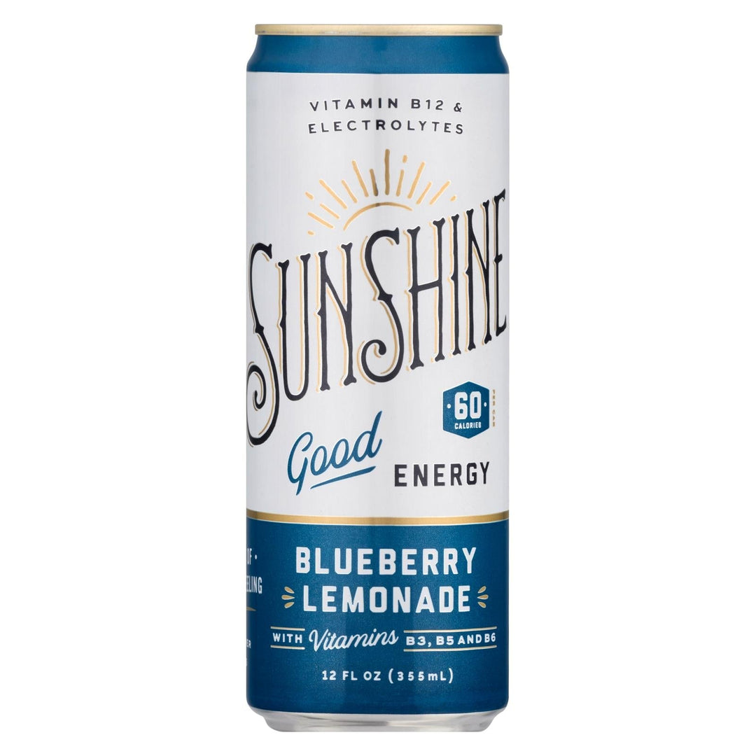 Sunshine Beverages - Soda Bluberry Lemonade - Case Of 12 - 12 Fz - Maras Green