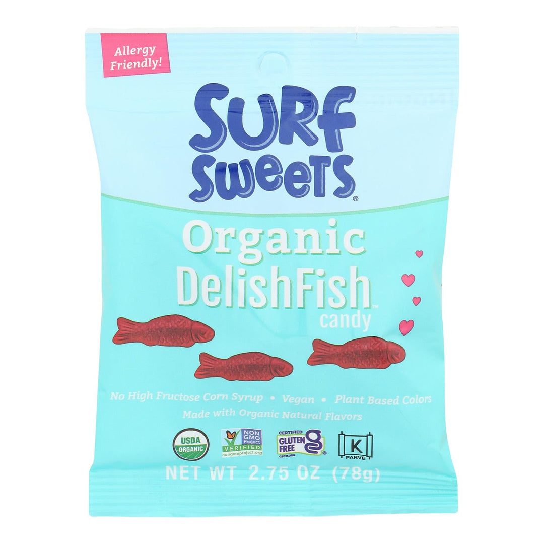 Surf Sweets - Candy Delishfish - Case Of 12 - 2.75 Oz - Maras Green