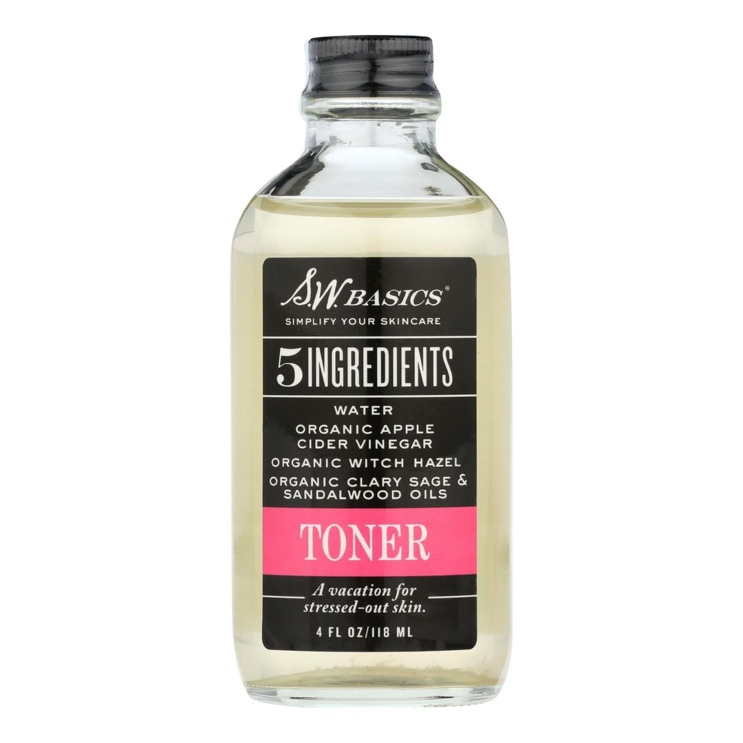S.w. Basics - 5 Ingredients Toner - 4 Fl Oz. - Maras Green