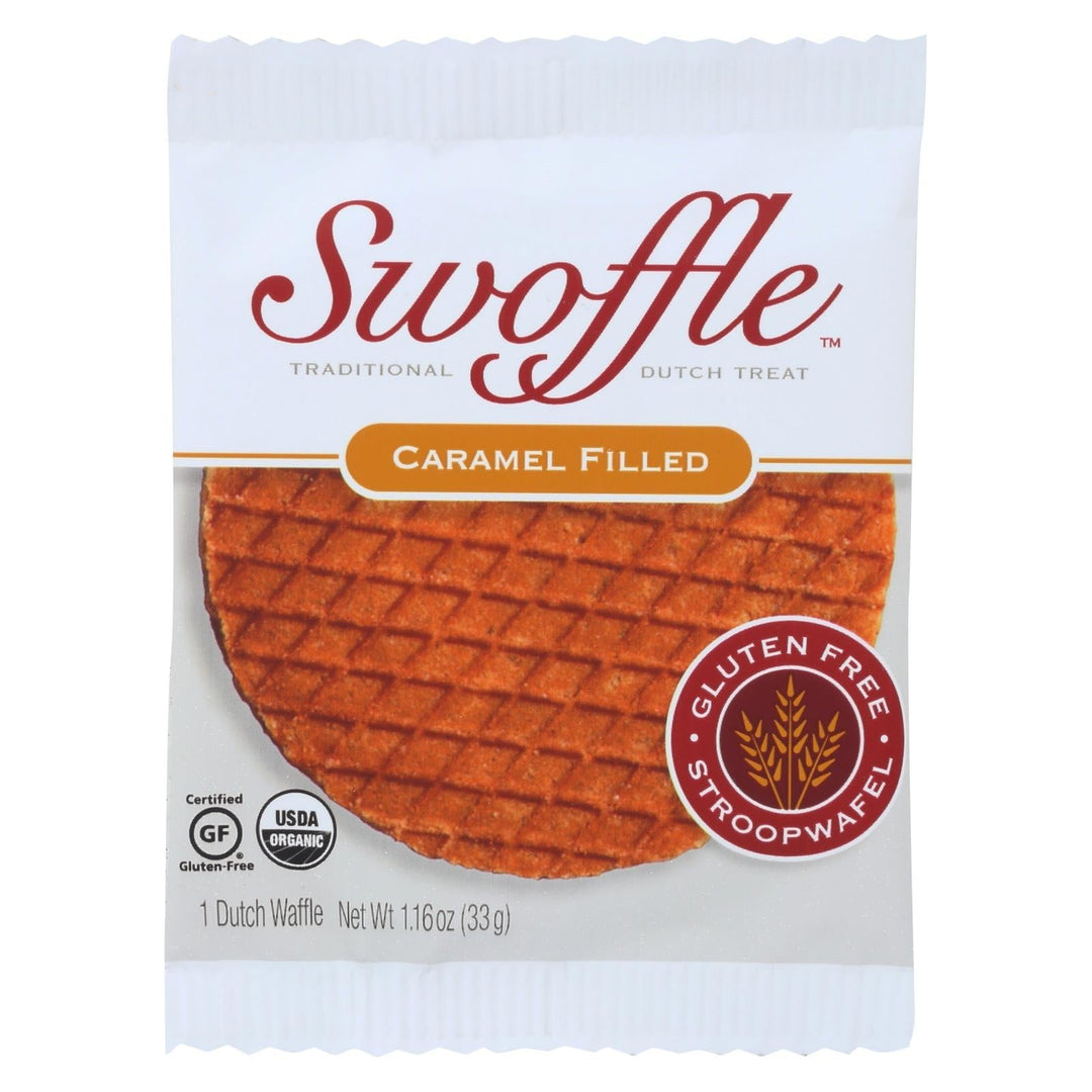 Swoffle Dutch Waffle - Original Caramel - Case Of 16 - 1.16 Oz. - Maras Green