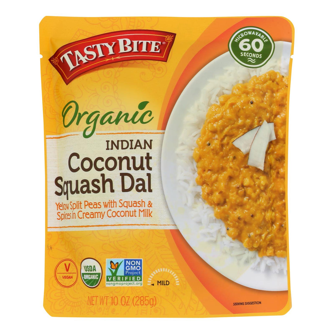 Tasty Bite - Entree Coconut Sqsh Dal - Case Of 6 - 10 Oz - Maras Green