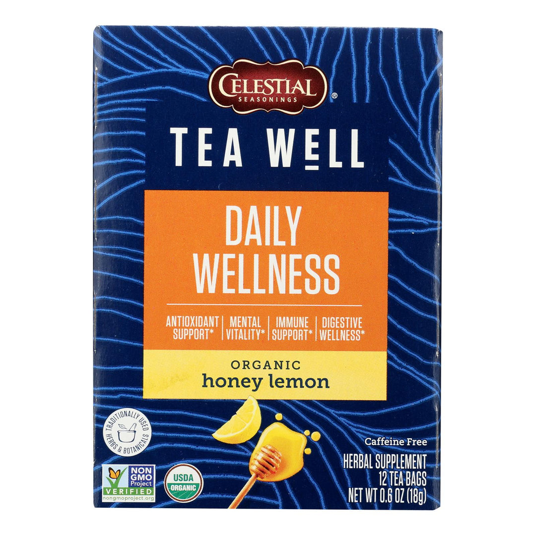 Teawell - Tea Honey Lemon - Case Of 6 - 12 Ct - Maras Green
