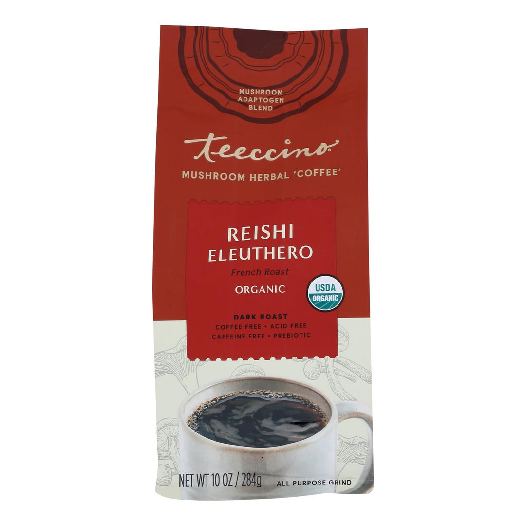 Teeccino - Mush Cof Reishi Elthe - Case Of 6 - 10 Oz - Maras Green