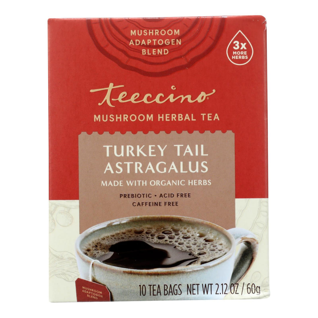 Teeccino - Mush Tea Turkey Tl Astr - Case Of 6 - 10 Bag - Maras Green