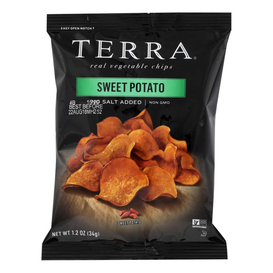 Terra Chips Sweet Potato Chips - Case Of 24 - 1.2 Oz - Maras Green
