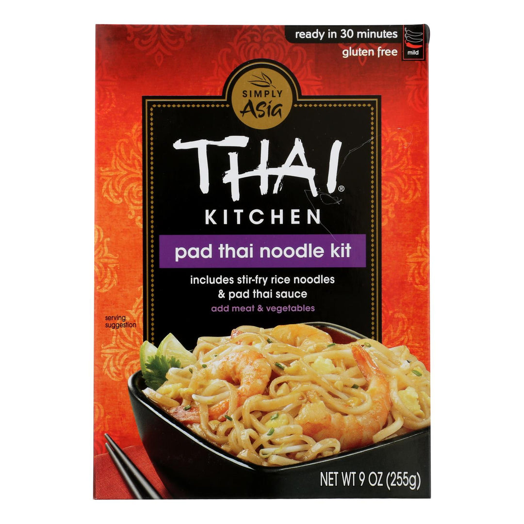 Thai Kitchen Noodle Kit - Pad Thai - Case Of 12 - 9 Oz. - Maras Green