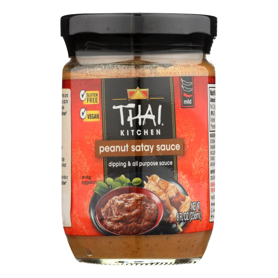 Thai Kitchen Peanut Satay Sauce - Case Of 12 - 8 Fl Oz. - Maras Green
