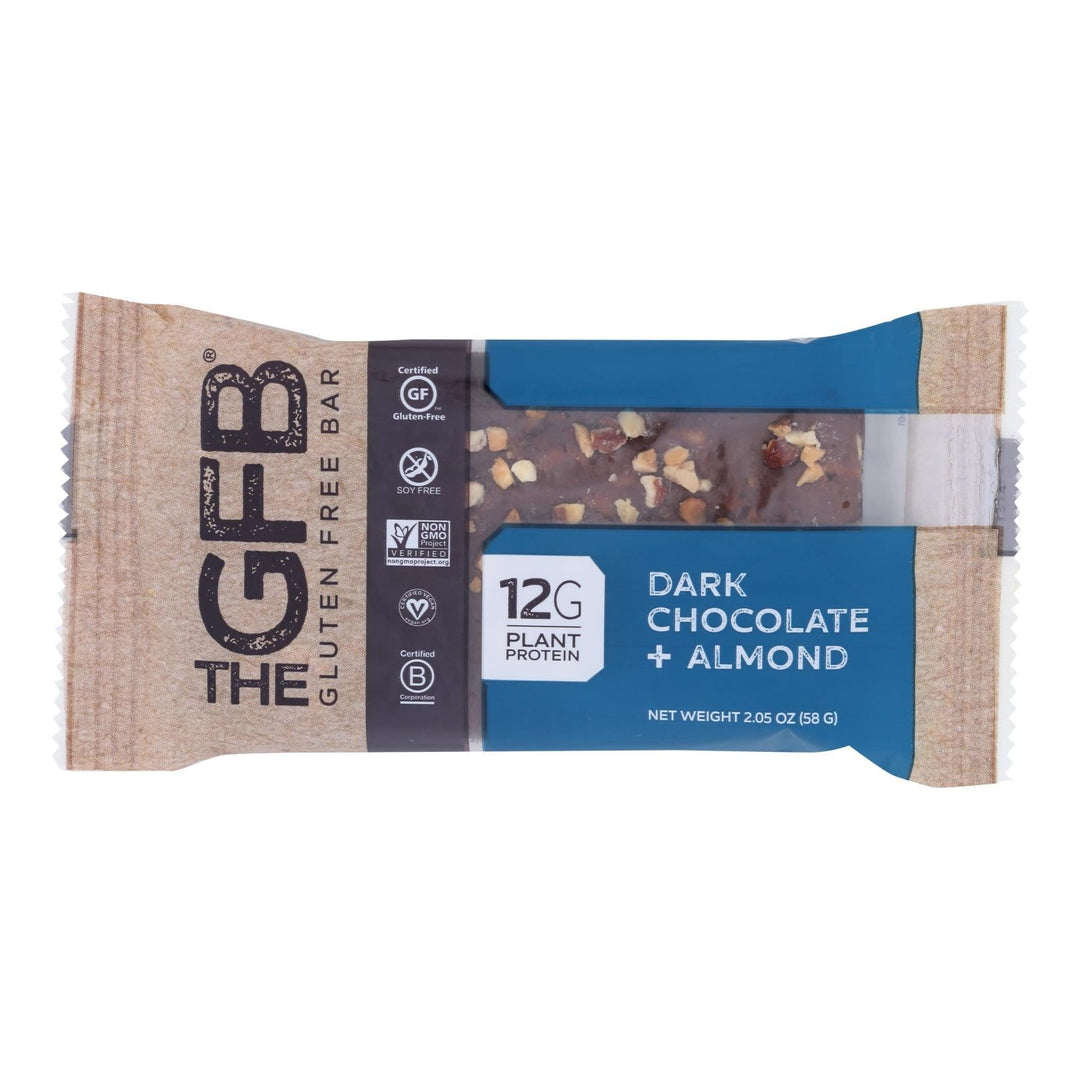 The Gfb - Bar Dark Chocolate Almnd Gluten Free - Case Of 12 - 2.05 Oz - Maras Green