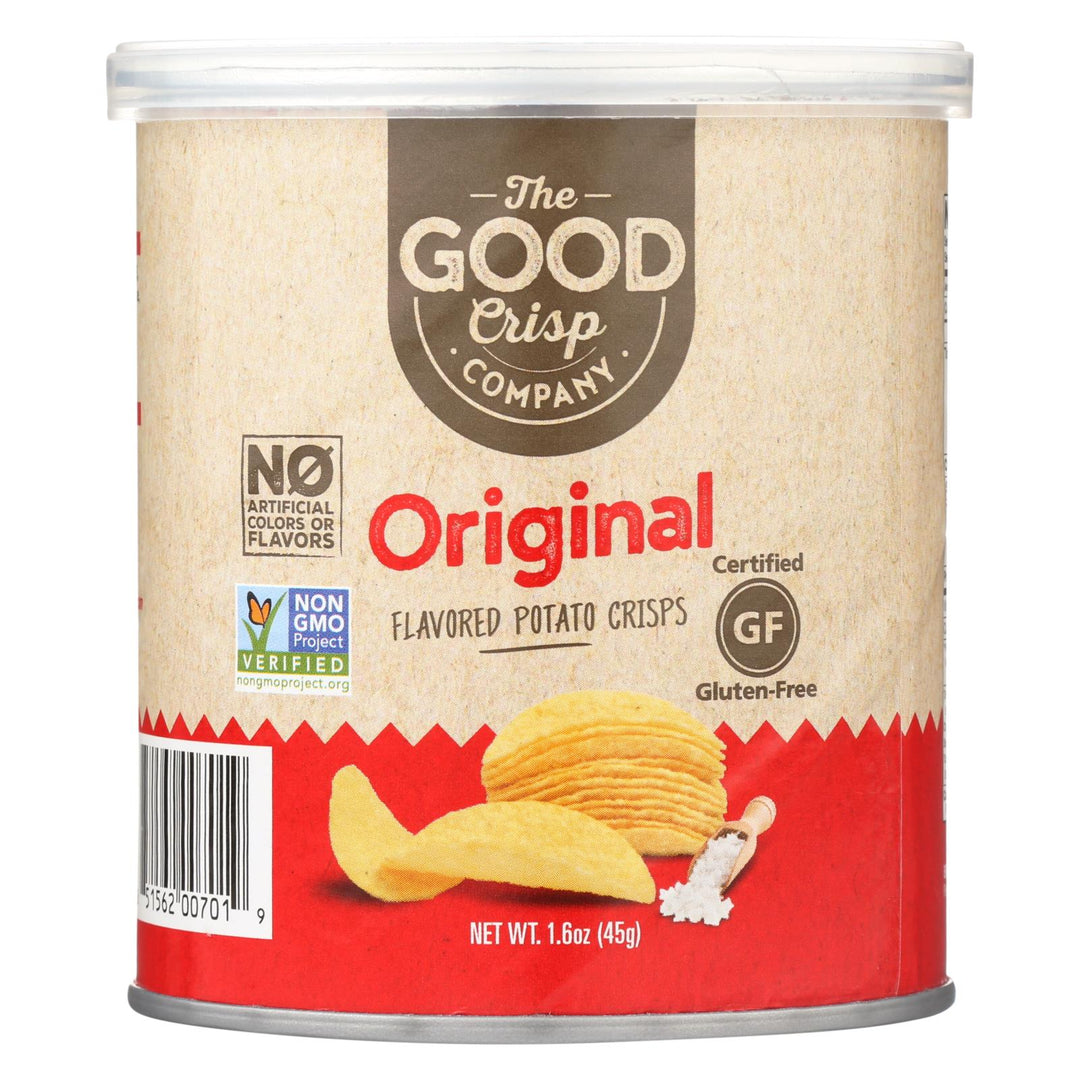 The Good Crisp Company Potato Crisps - Original - Case Of 12 - 1.6 Oz - Maras Green