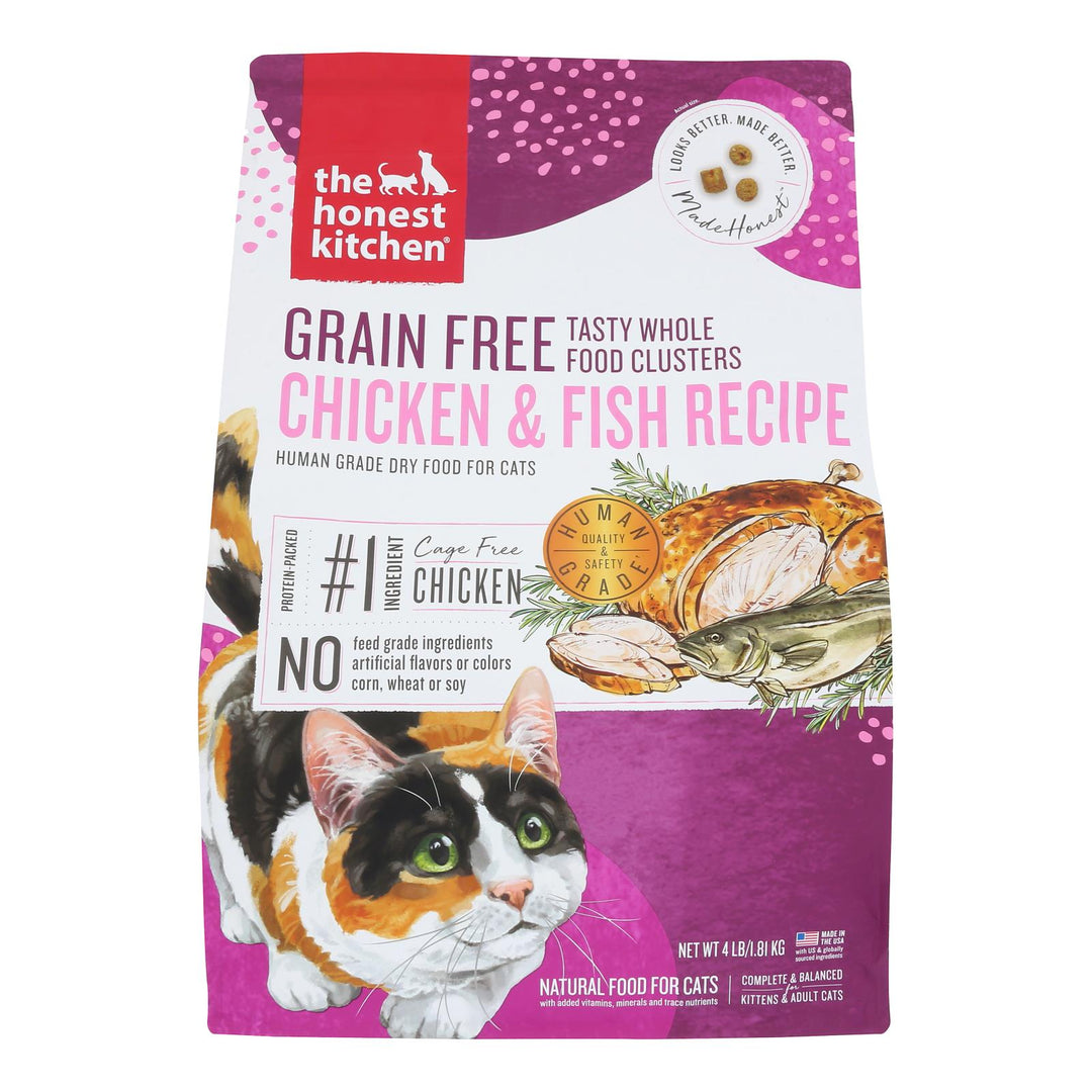 The Honest Kitchen - Cat Fd Green Fr Chicken Whtfsh - Case Of 8 - 4 Lb - Maras Green