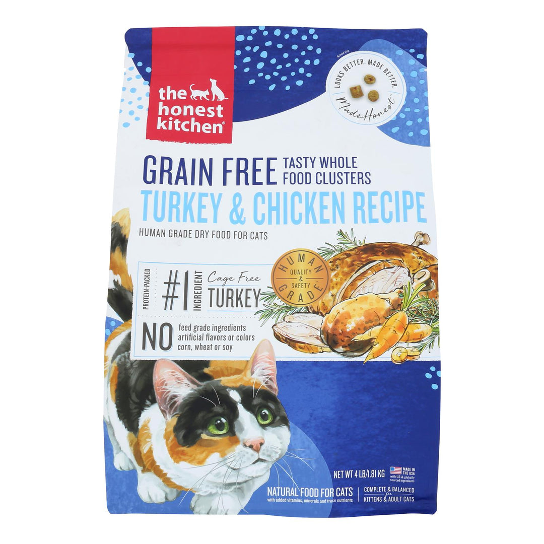 The Honest Kitchen - Cat Fd Green Free Trky&chkn - Case Of 8 - 4 Lb - Maras Green