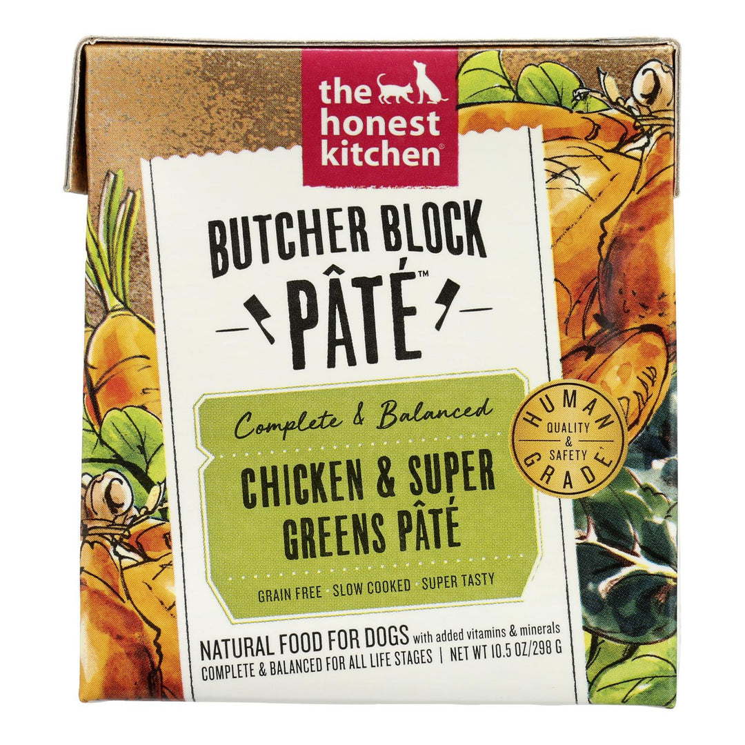 The Honest Kitchen - Dog Fd Pate Chicken Greens - Case Of 6 - 10.5 Oz - Maras Green