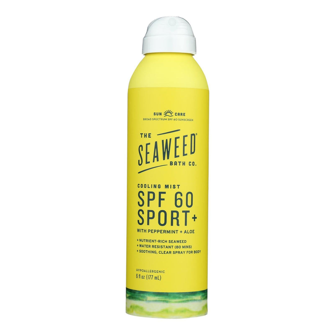 The Seaweed Bath Co - Cooling Mist Sport Spf60 - 1 Each - 6 Fz - Maras Green