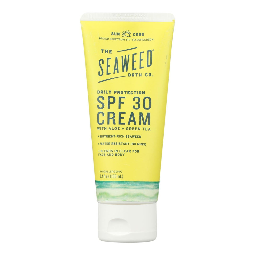 The Seaweed Bath Co - Snscrn Daliy Cream Spf30 - 1 Each - 3.4 Fz - Maras Green