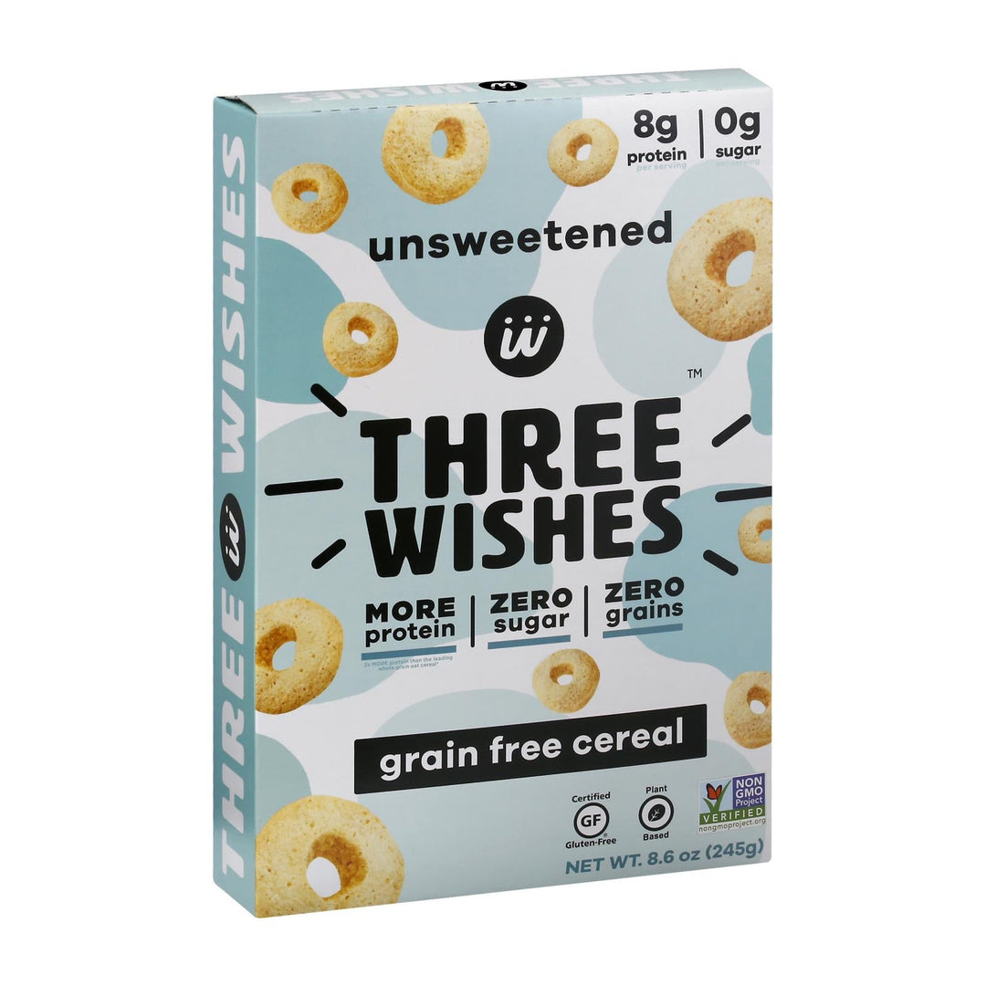 Three Wishes - Cereal Unsweetened Gluten Free - Case Of 6 - 8.6 Oz - Maras Green