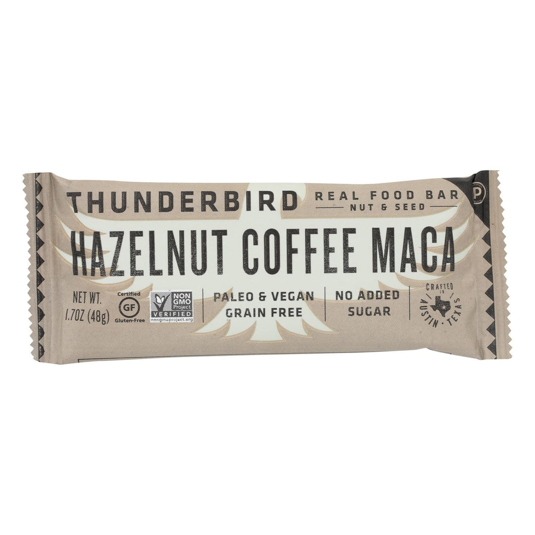 Thunderbird - Bar Hazlnt Coffee Maca - Case Of 12 - 1.7 Oz - Maras Green