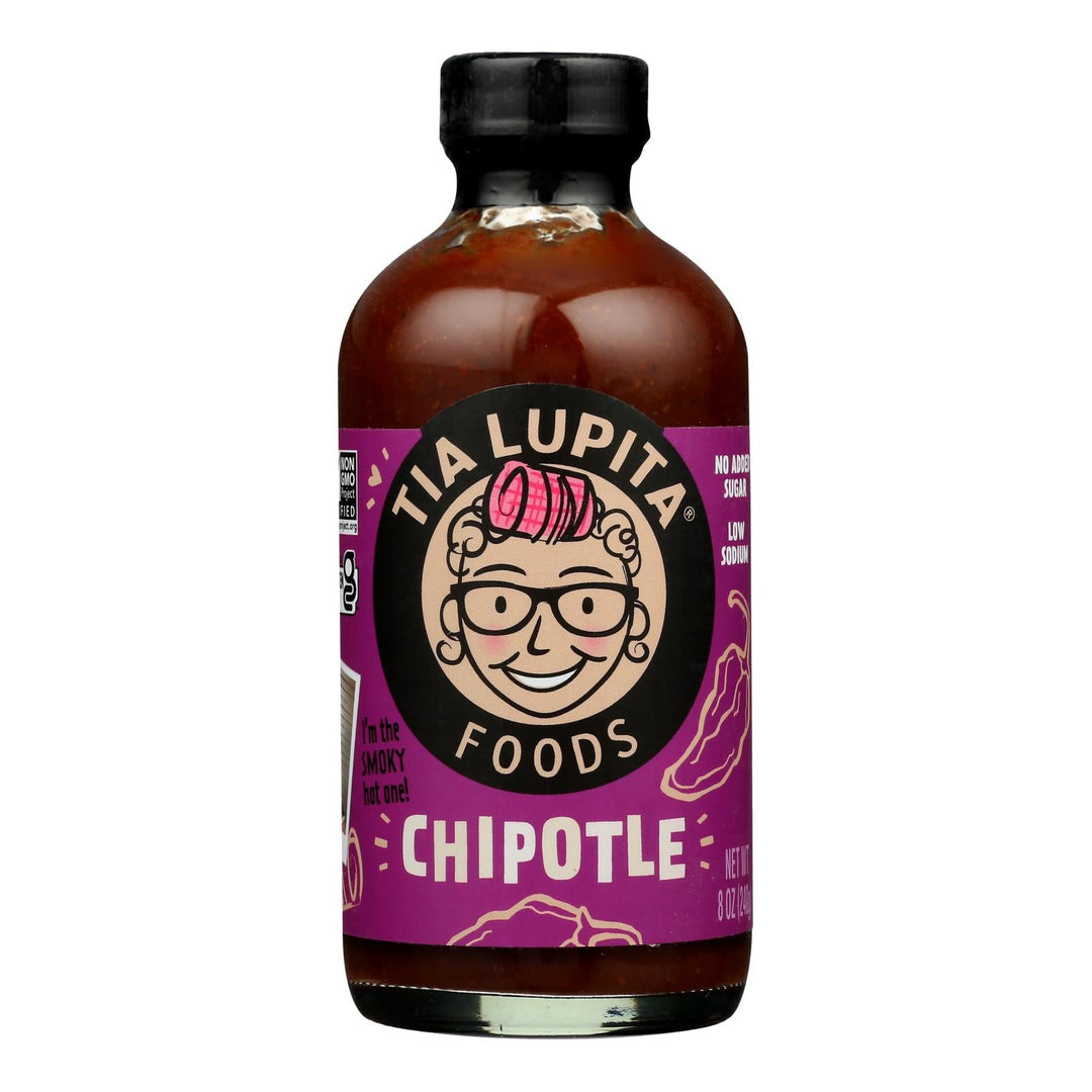 Tia Lupita - Hot Sauce - Chipotle - Case Of 12 - 8 Oz. - Maras Green