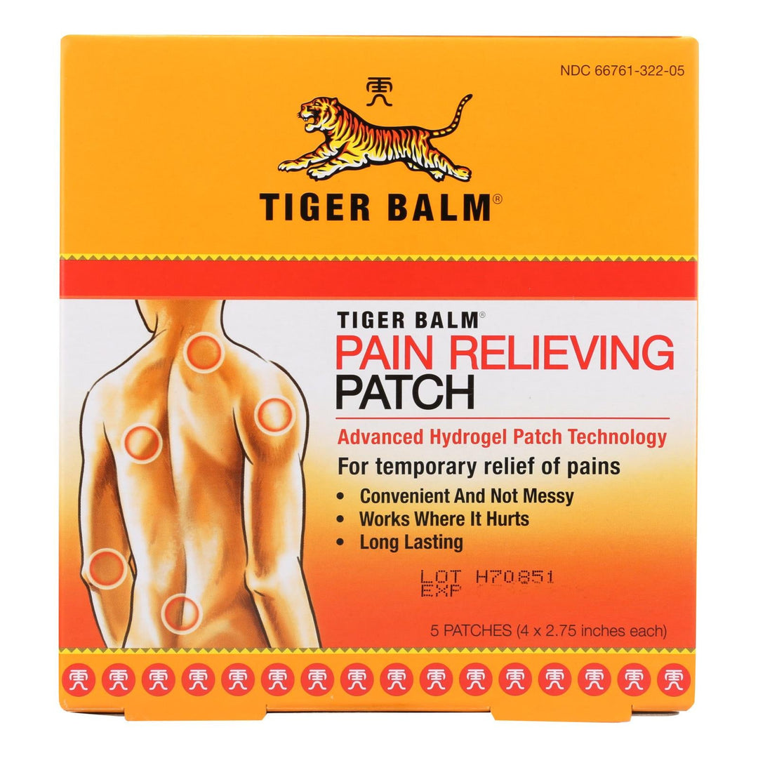 Tiger Balm Patch Display Center - Case Of 6 - 5 Packs - Maras Green