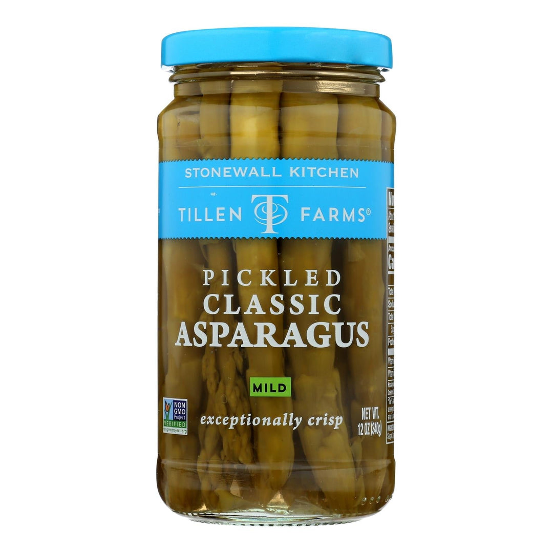 Tillen Farms Asparagus - Pickled - Crispy - 12 Oz - Case Of 6 - Maras Green