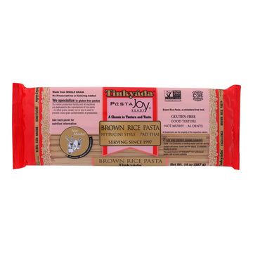 Tinkyada Brown Rice Pasta - Fettuccini - Case Of 12 - 14 Oz - Maras Green