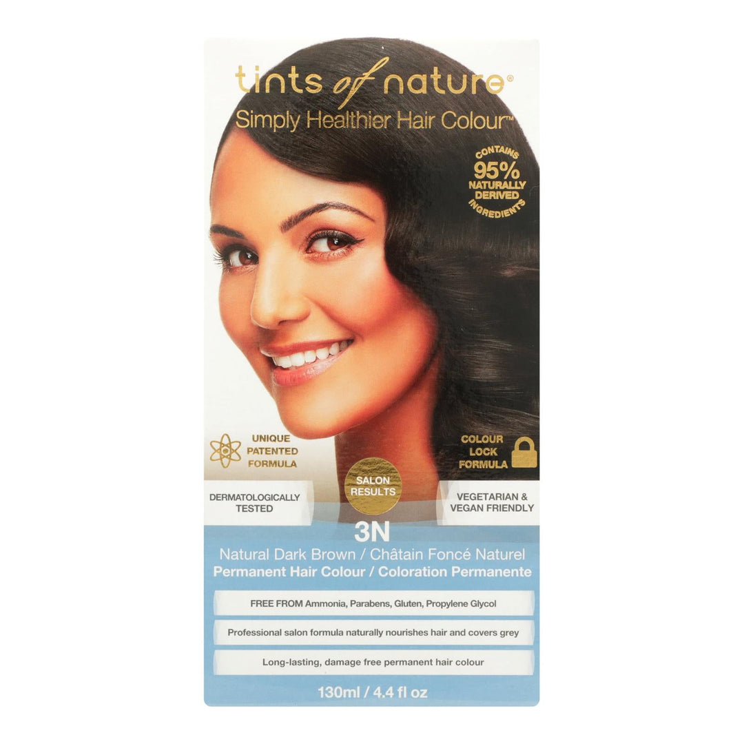 Tints Of Nature 3n Natural Dark Brown Hair Color - 1 Each - 4.4 Fz - Maras Green