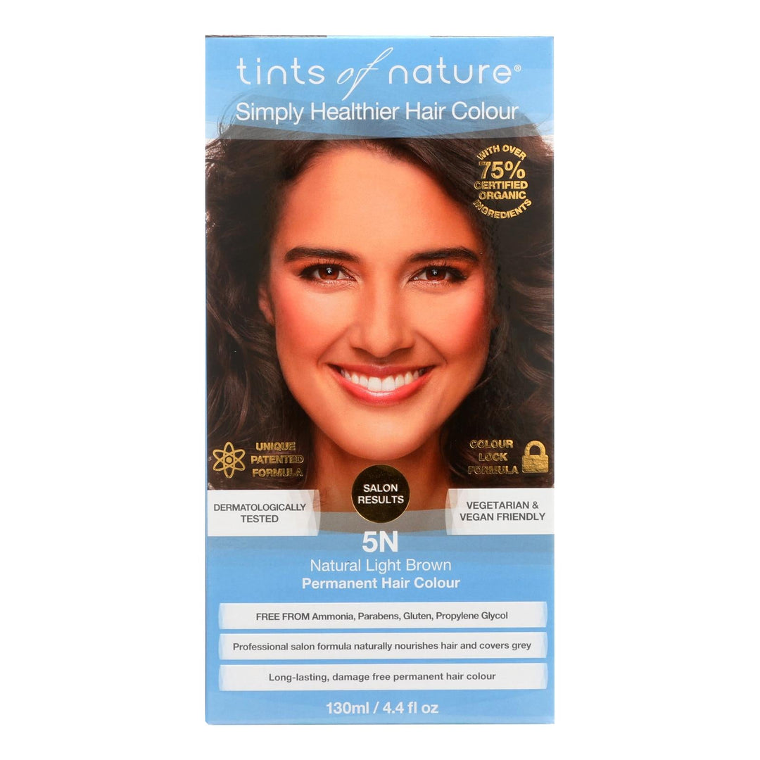 Tints Of Nature 5n Natural Light Brown Hair Color - 1 Each - 4.4 Fz - Maras Green
