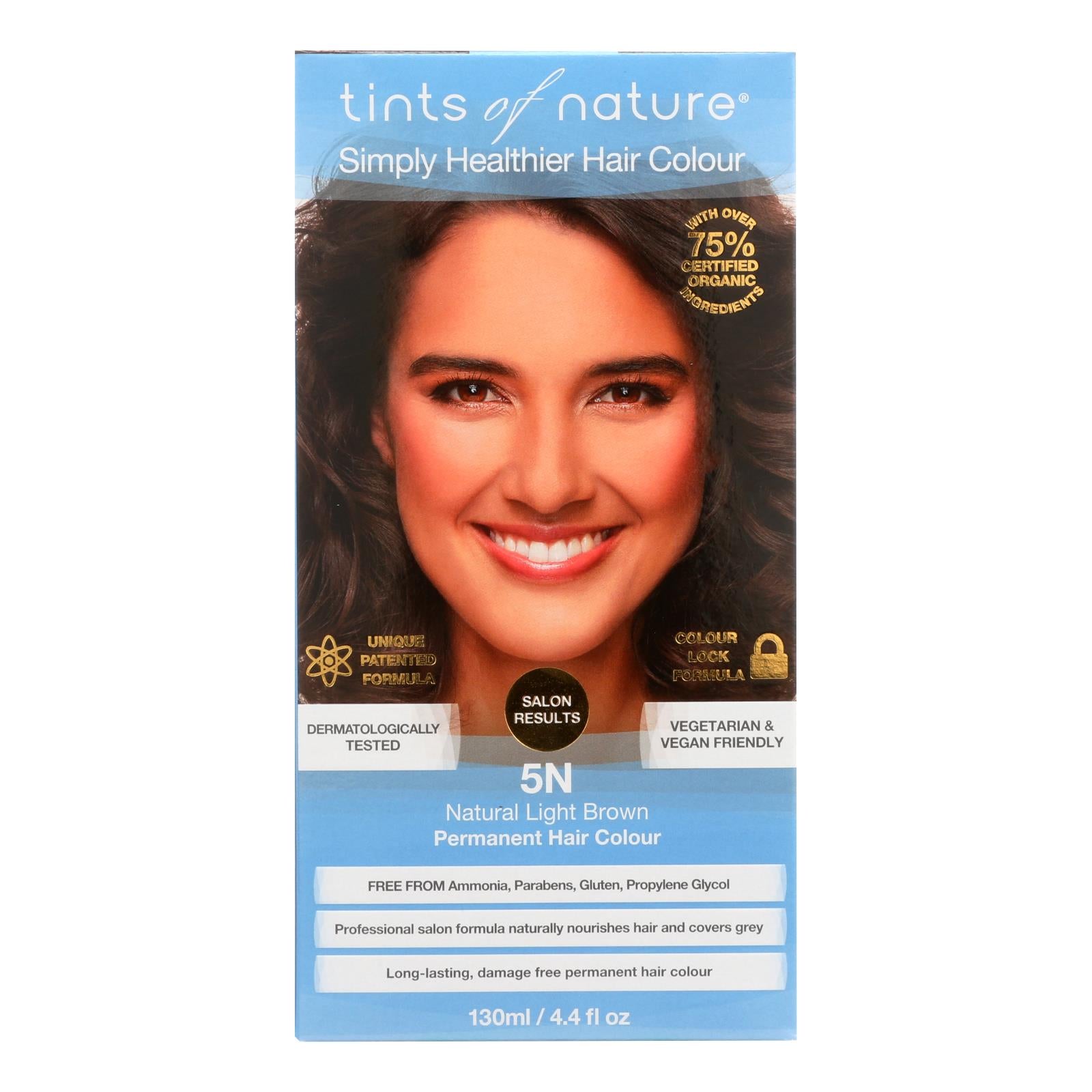 Tints Of Nature 5n Natural Light Brown Hair Color - 1 Each - 4.4 Fz - Maras Green